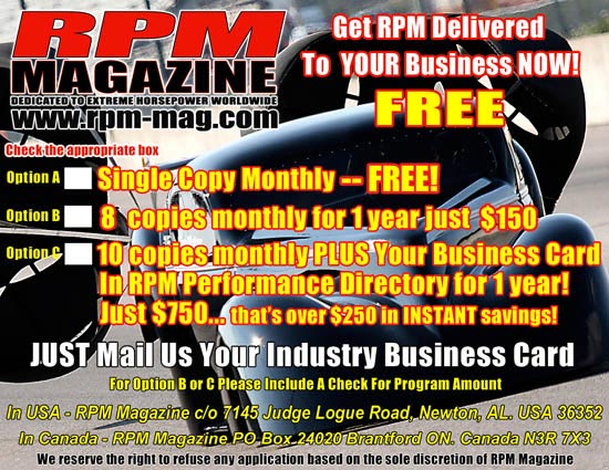 Speed Shop Owners Subscribe FREE!!
