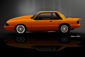 Mustang Notchback Rendering and 1440X960 Wallpaper